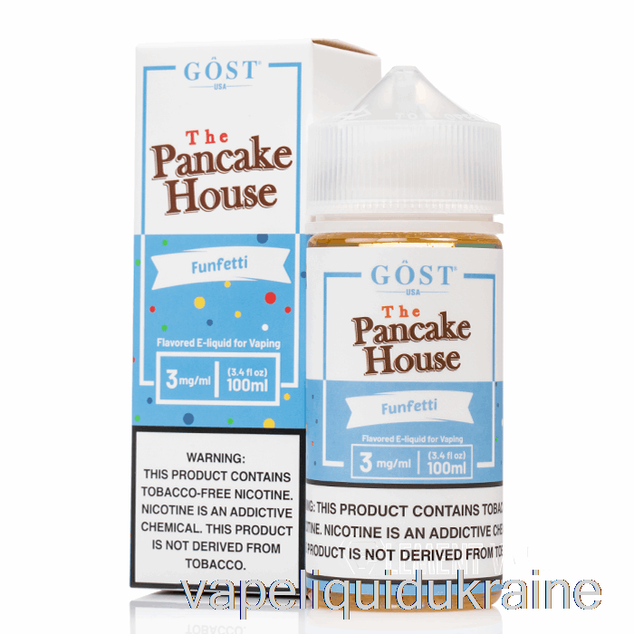 Vape Ukraine Funfetti - The Pancake House - GOST Vapor - 100mL 6mg